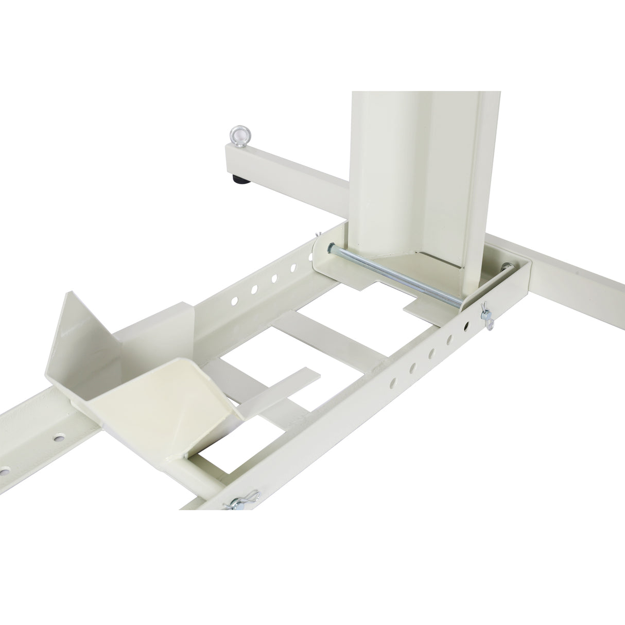 1800 Lb. Capacity Motorcycle Stand Wheel Chock Adjustable Heavy Duty with 4 Sets Tie down