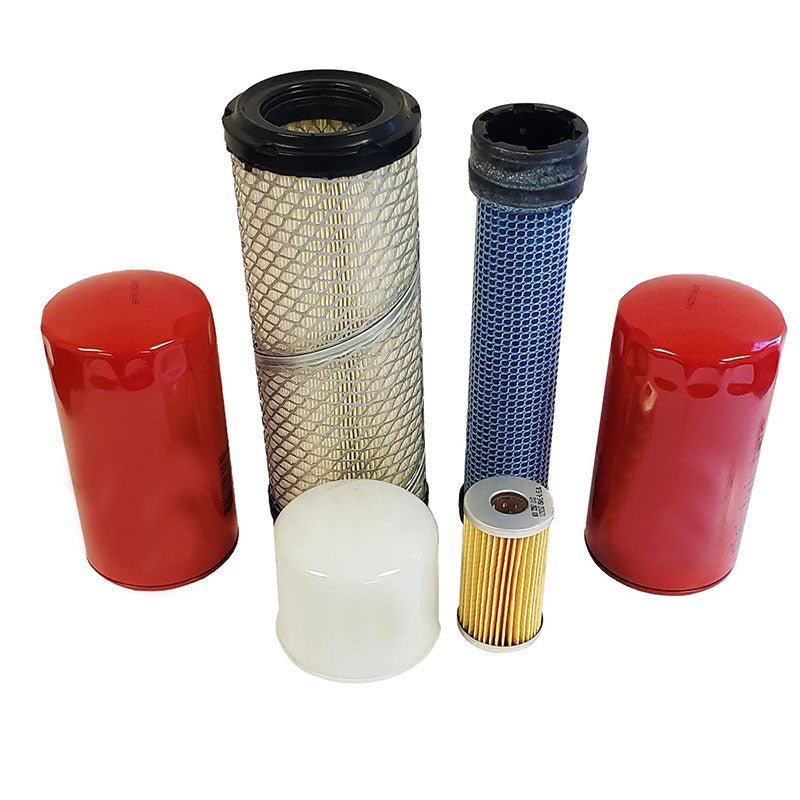 Filter kit 15521 - 43160 HH164 - 32430 for Kubota Backhoe Loader L39 - Fab Heavy Parts