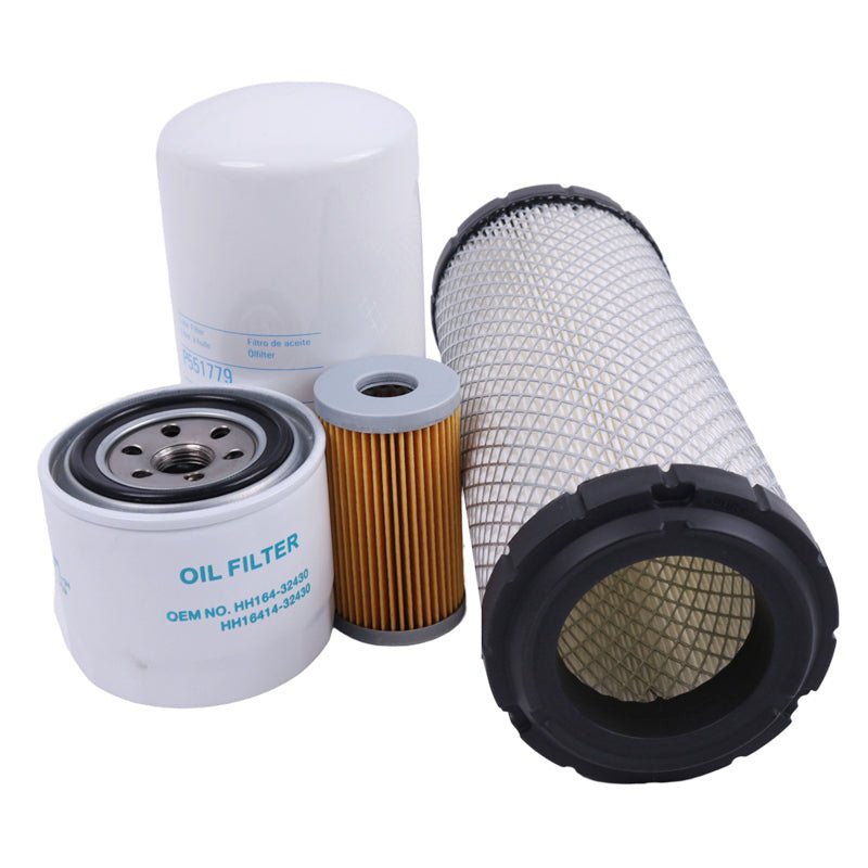 Filter Kit 77700 - 03360 for Kubota Tractor L Series L3240 L3540 L3940 L4240 L4400 L4600 L4600F L4600DT - Fab Heavy Parts