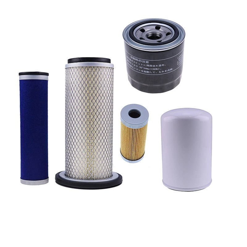 Filter Kit CH12881 M802606 M801101 M131802 M806419 RG25644 for Yanmar Engine 3TNE84 Fits for John Deere Compact Utility Tractor 790 - Fab Heavy Parts