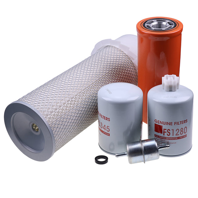 Filter Kit Fits for CASE Backhoe Loader 580 Super K With 4-390 Engine (Non-Turbo)