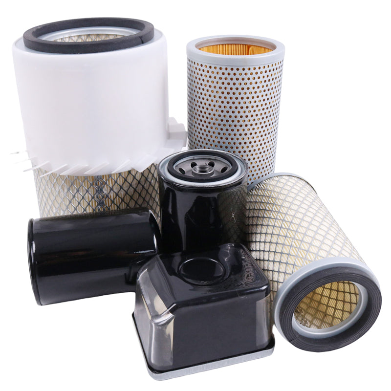 Kit de filtros compatible con la excavadora John Deere 450C (354075)