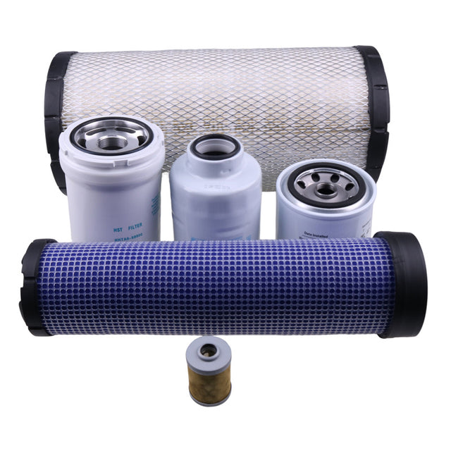 Kit de filtro HH1C0-32430 55231-26150 para el cargador de pista compacto de Kubota SVL90-2 SVL95-2