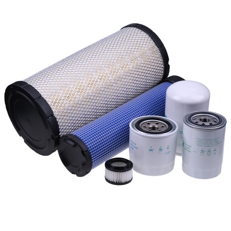 Filter Kit HH1C0 - 32430 59700 - 26112 for Kubota Track Loader SVL75 SVL75 - SN 26158 And Above - Fab Heavy Parts