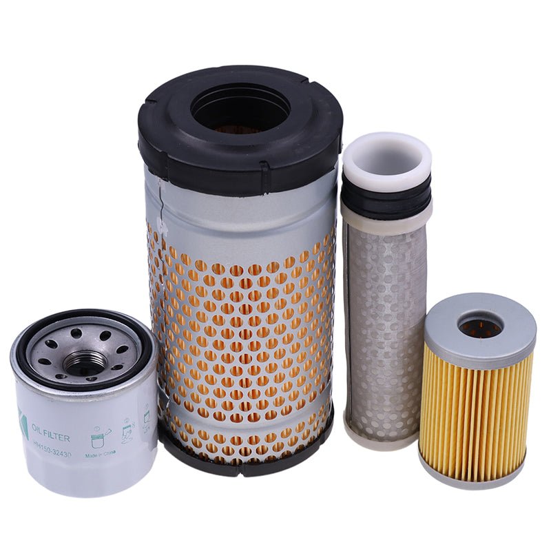 Filter Service Kit 6C060 - 99410 60060 - 99410 for Kubota Mini Excavator KX36 - 3 KX41 - 3 - Fab Heavy Parts