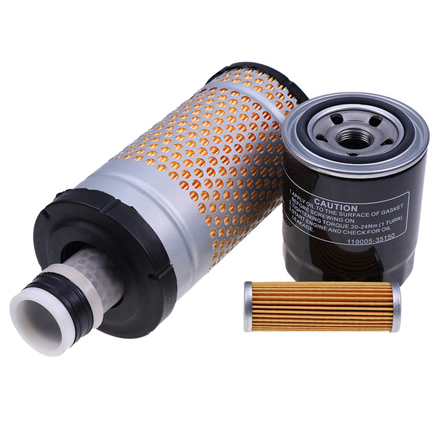 Kit de servicio de filtro 60060-9941-0 6C060-99410 para Kubota Mini Excavator U10 U10-3