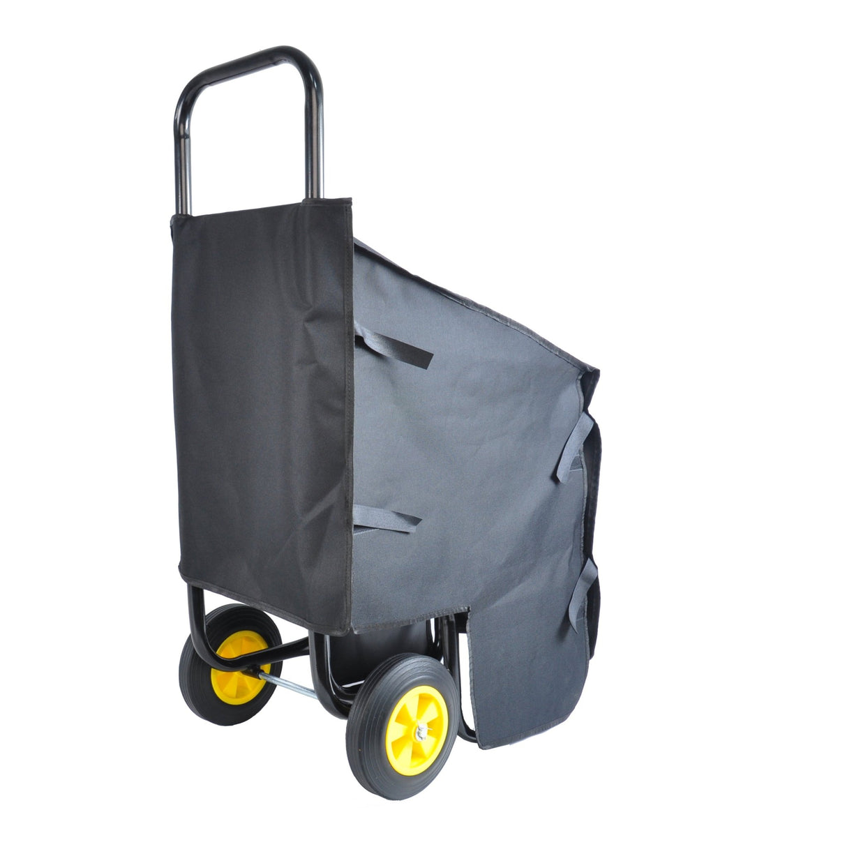 Firewood Log Cart Carrier Outdoor Indoor Black Steel Wood Rack Storage Mover Rolling Wheeled Metal Dolly Hauler Moving Equipment - Fab Heavy Parts