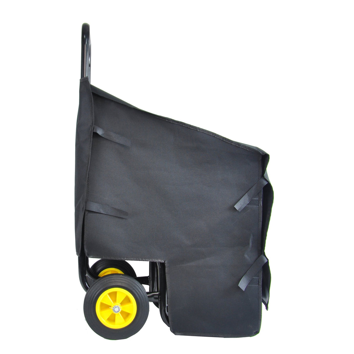 Firewood Log Cart Carrier Outdoor Indoor Black Steel Wood Rack Storage Mover Rolling Wheeled Metal Dolly Hauler Moving Equipment - Fab Heavy Parts