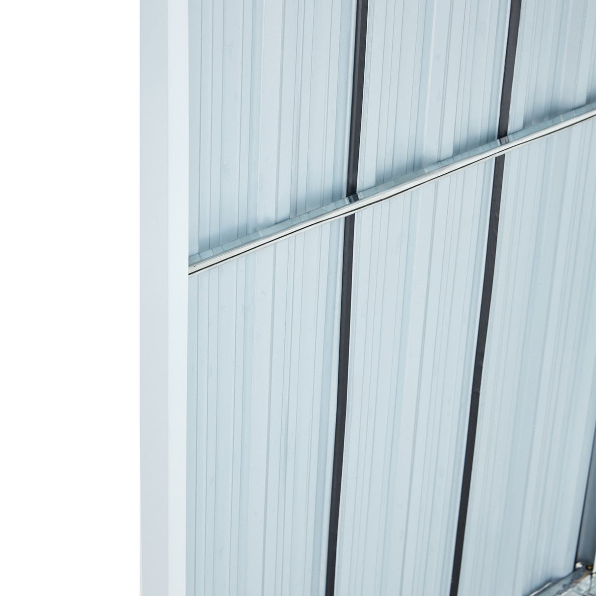 Firewood Rack Log Holder Storage with Roof Stand Gray Galvanized Steel 129.9" - Fab Heavy Parts