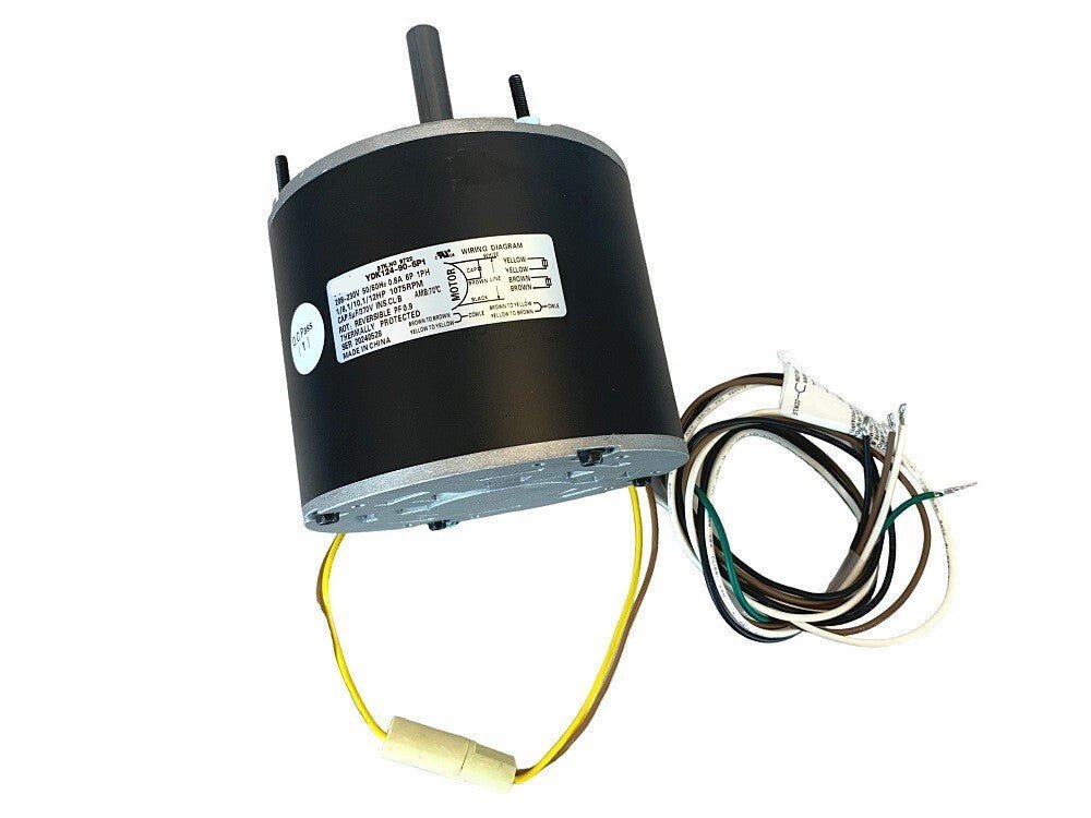 Fits for Century 9722 Condenser Fan Motor 1/8 1/10 1/12 HP 1075 RPM 208-230V 1-Speed Aftermarket Replacement - Fab Heavy Parts
