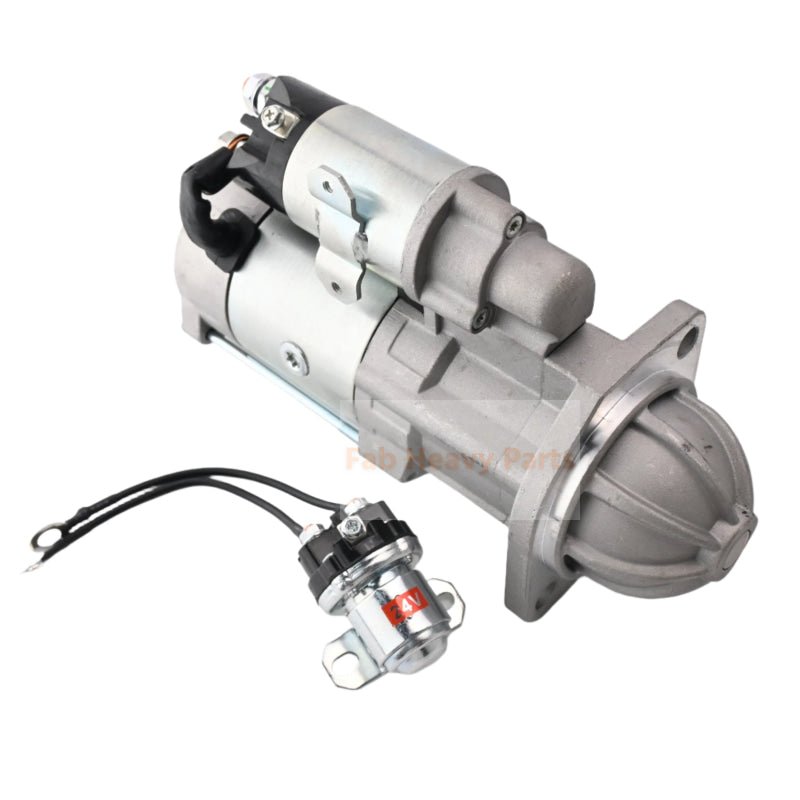 Fits For Komatsu Crawler D21P D21S 4D95S Engine 4D130 Starter Motor 600 - 813 - 2650 600 - 813 - 4410 - Fab Heavy Parts