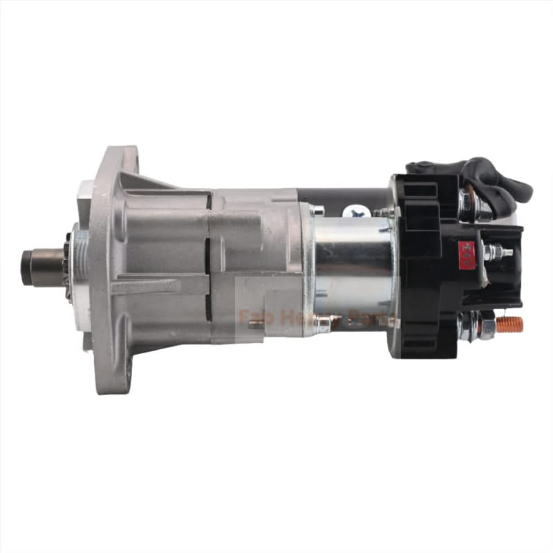 Fits Komatsu PC60 - 7 Starter Motor 24V 11 Teeth 4.5KW Engine 4D102T - Fab Heavy Parts