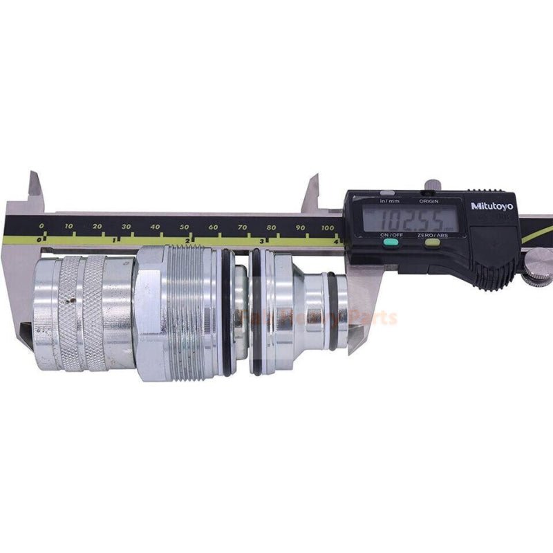 Flat Face Coupler Kit 6679837 6680018 Aftermarket Replacement For Bobcat 753 863 S175 S300 S650 T140 T180 - Fab Heavy Parts