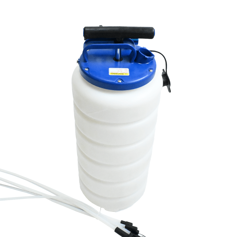 Fluid Extractor 4 Gallon 15 Liter Pneumatic&Manual Oil Changer Vacuum Fluid Extractor Oil Extractor - Fab Heavy Parts