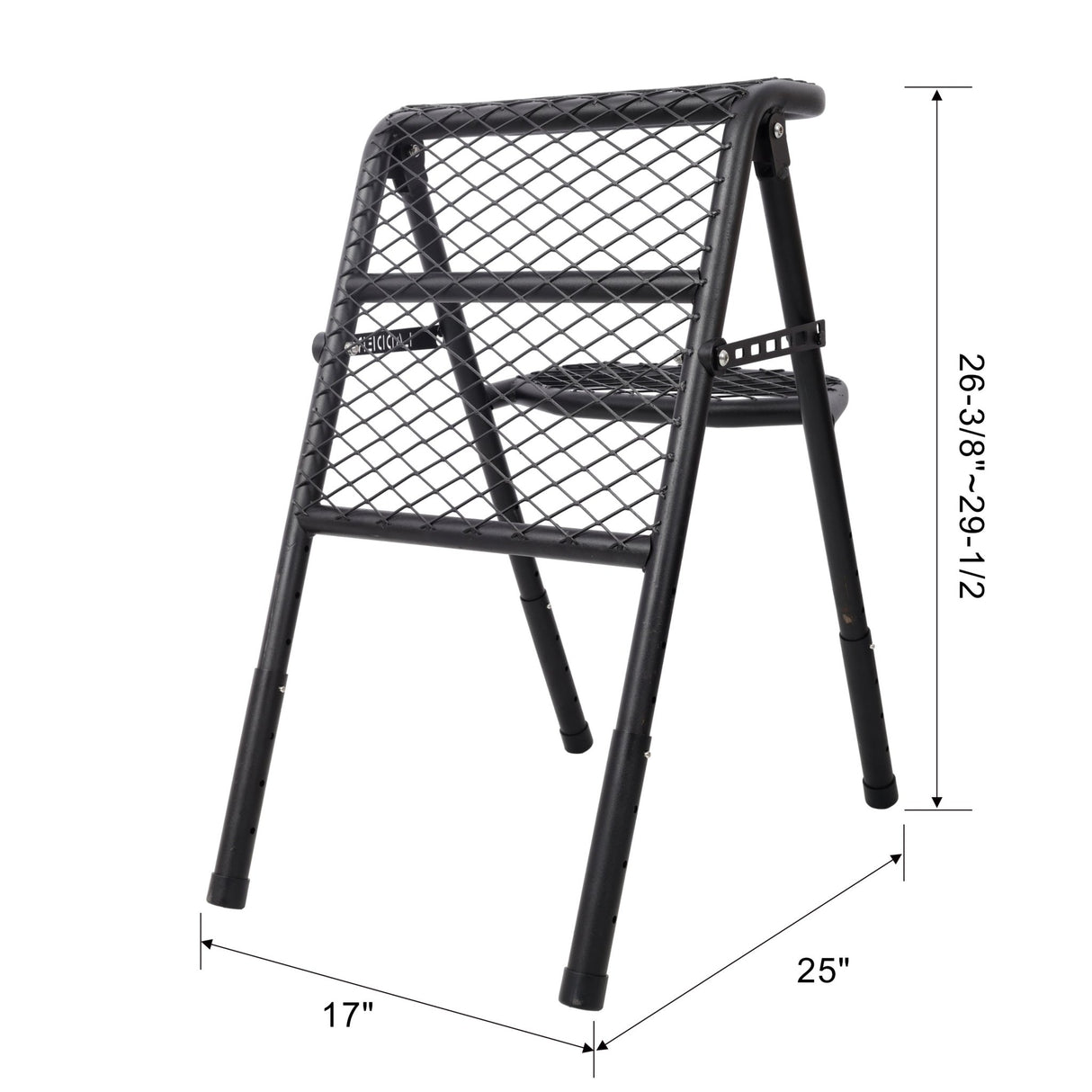 Foldable SUV Tire Ladder Adjustable Vehicle Access Step for Truck SUV RV Offroad - Fab Heavy Parts