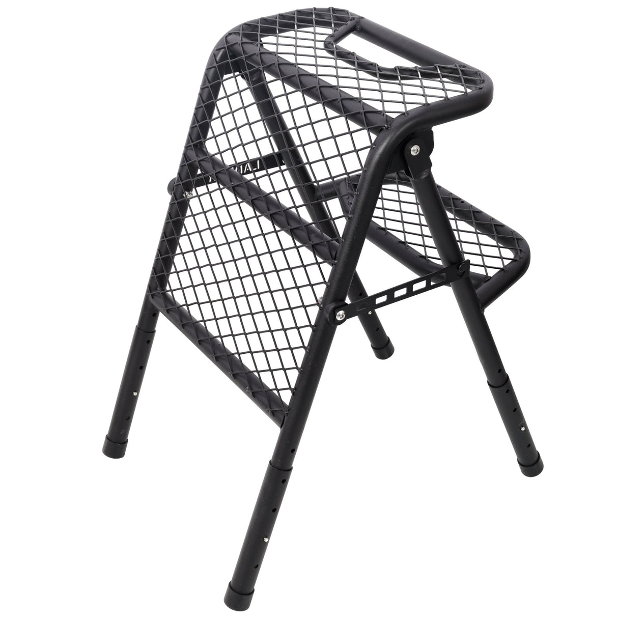 Foldable SUV Tire Ladder Adjustable Vehicle Access Step for Truck SUV RV Offroad - Fab Heavy Parts