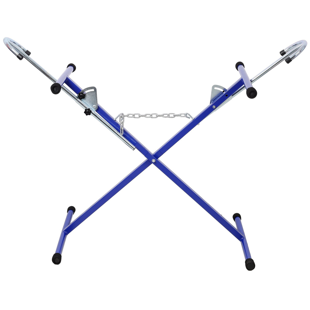 Folding Bumper Stand Lightweight Panel Stand with 200 Lbs Capacity - Blue - Fab Heavy Parts