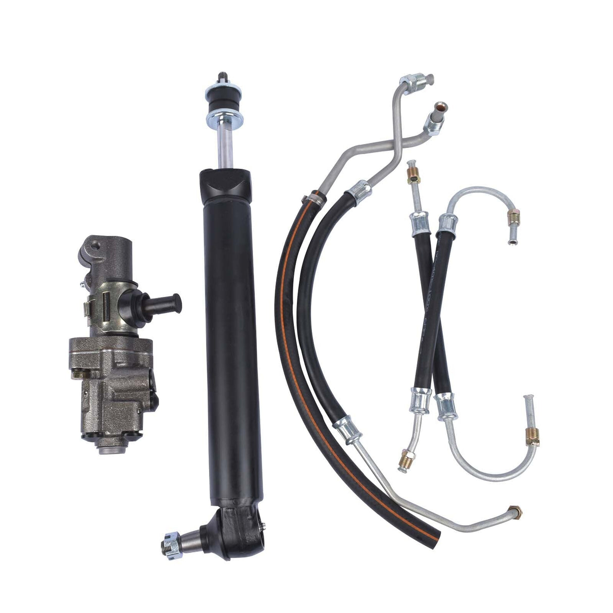 For 1963-1979 Corvette Small Block Power Steering Ram Hose Kit No Cores C2 C3 - Fab Heavy Parts