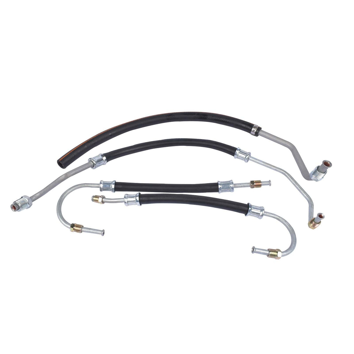 For 1963-1979 Corvette Small Block Power Steering Ram Hose Kit No Cores C2 C3 - Fab Heavy Parts