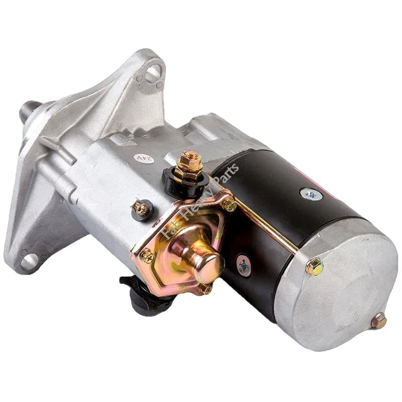 For HITACHI Excavator EX300 - 5 Isuzu Engine 6SD1 Starter Motor - Fab Heavy Parts