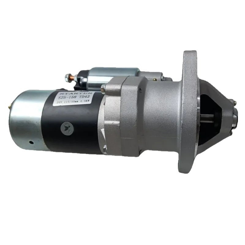 For Hitachi Excavator EX60 EX70 Engine TD42 BD30 Starter Motor S25 - 158 23100 - 06J01 - Fab Heavy Parts