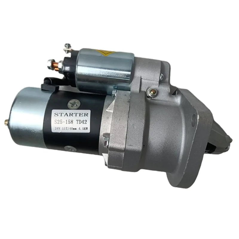 For Hitachi Excavator EX60 EX70 Engine TD42 BD30 Starter Motor S25 - 158 23100 - 06J01 - Fab Heavy Parts