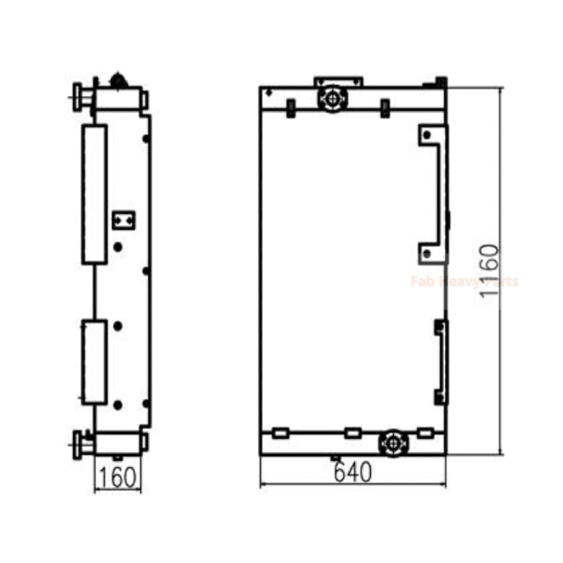 Pour Hyundai Excavator R305-9T R335-9T R385-9T Fraîcheur d'huile hydraulique