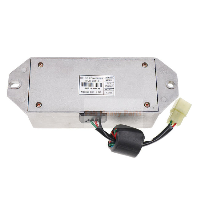 For Hyundai R225LC-9T R215-9 R385-9 R250LC-9 DC 22V-28V to DC 12V 10A Converter Regulator 21Q6-20410