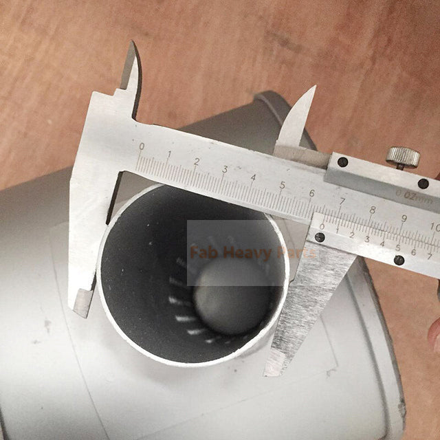 Silenziatore marmitta 2427U1322 adatto per motore Isuzu 4BD1 escavatore Kobelco SK100-III SK100-3 SK100 MARK III