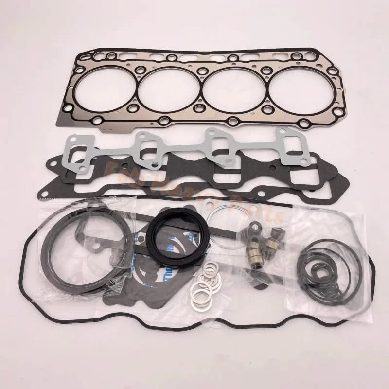 For Kobelco Excavator SK45SR - 2 SK50UR - 3 Yanmar Engine 4TNE88 Fits Komatsu Engine 4D88E Overhaul Gasket Kit With Cylinder Head Gasket - Fab Heavy Parts