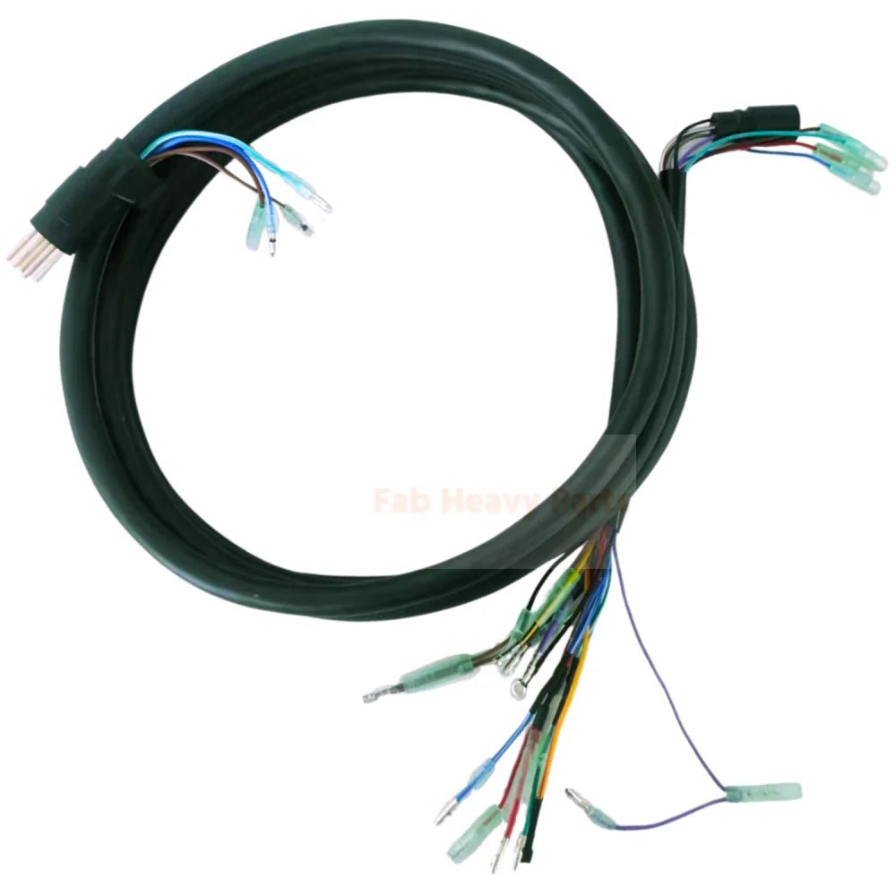 For Mercury Quicksilver 17179T1 Outboard Side Control Box 8Pin 15FT Harness - Fab Heavy Parts