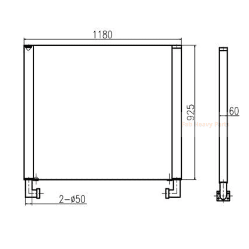 For Sumitomo Excavator SH350A3 Hydraulic Oil Cooler