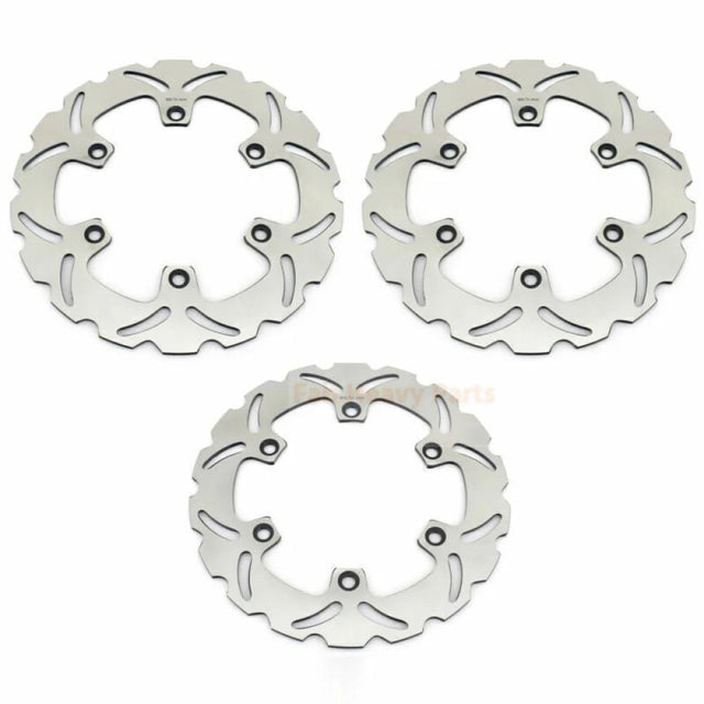 Front Rear Brake Discs Rotors Fits for Honda CBR1000F Hurricane 1986 - 1988 CBR1000F 1987 - 1992 - Fab Heavy Parts
