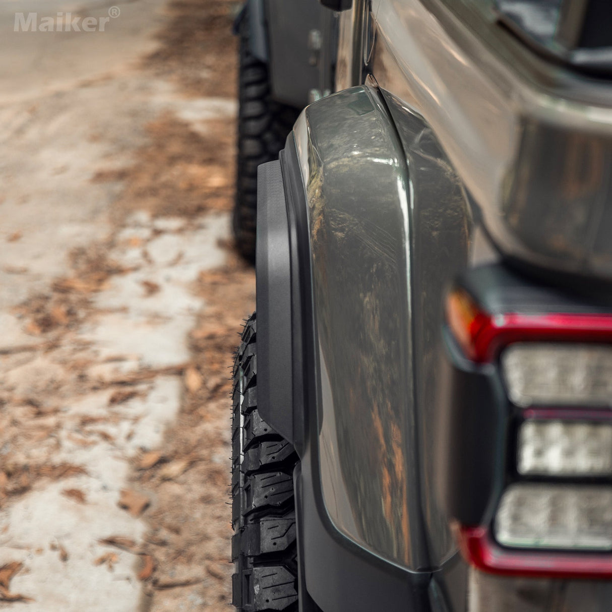 Front & Rear Fender Flares Fits for 2018 - 2023 Jeep Wrangler JL & JLU Unlimited Sahara (Fit Original Low Fender Not Fit 4xe) - Fab Heavy Parts