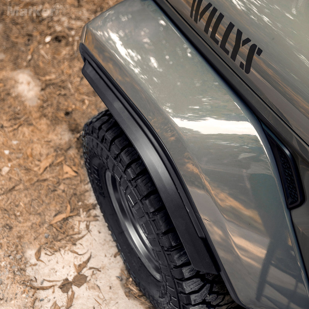 Front & Rear Fender Flares Fits for 2018 - 2023 Jeep Wrangler JL & JLU Unlimited Sahara (Fit Original Low Fender Not Fit 4xe) - Fab Heavy Parts
