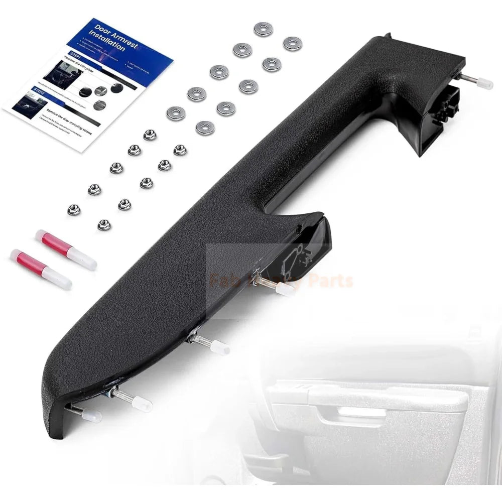 Front Right Passenger Side Armrest Repair Kit 22818470 Fits for Chevy Silverado GMC Sierra 1500 2500HD 3500HD 2010–2014