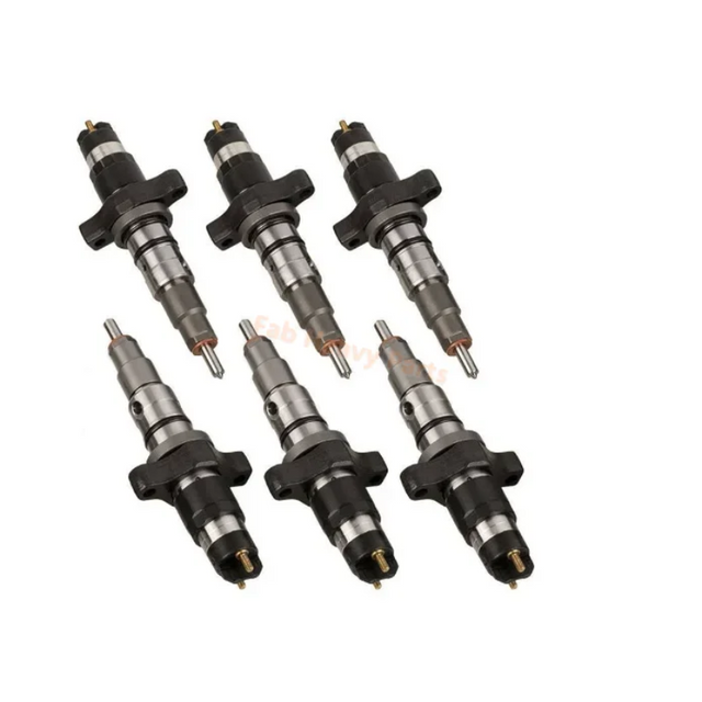 6 PCS Inyector de combustible 0445120238 5263316 para Dodge Ram 2500 3500 se adapta al motor diesel Cummins 5.9L