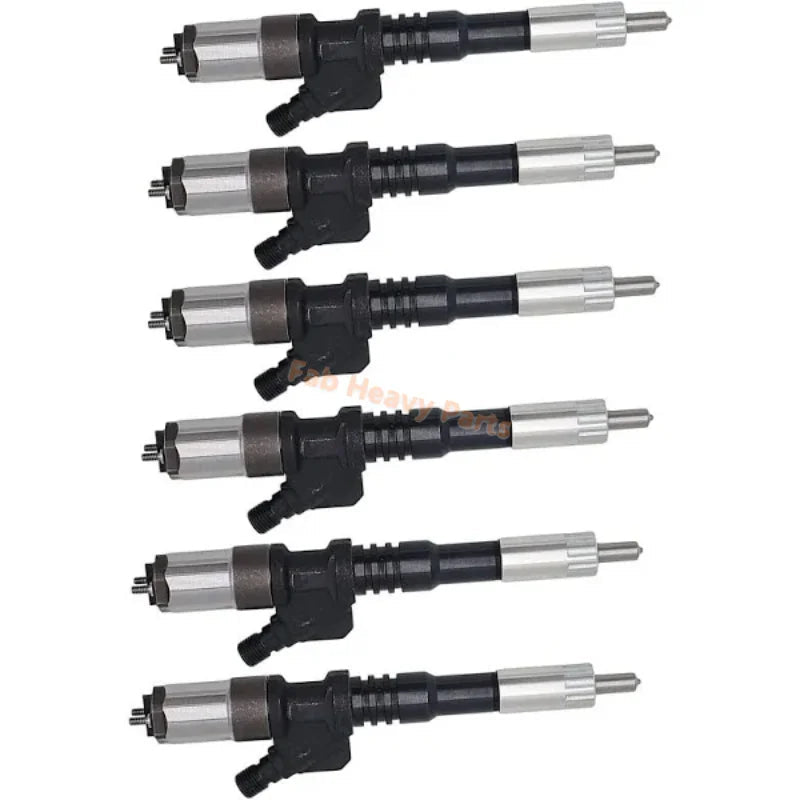 Fuel Injector 095000 - 0800 095000 - 0801 Fits For Komatsu Pc400 - 7 WA470 - 5 - Fab Heavy Parts