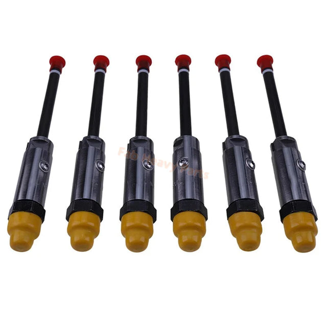 6 PCS Fuel Injector 0R-9943 0R9943 Fits for Caterpillar CAT Engine 3406 3406C 3408 3408C 3412 3412C Tractor D8N D8R