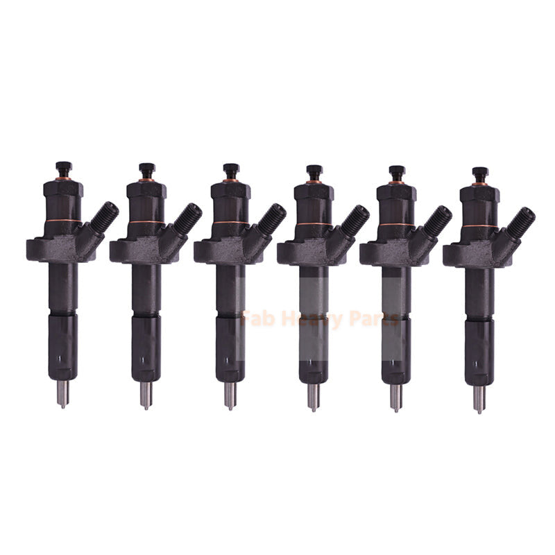 6 Piece Fuel Injector E6NN9F593BB Fits ford New Holland Engine BSD442 BSD444 BSD666 BSD666T Tractor 5110 5610