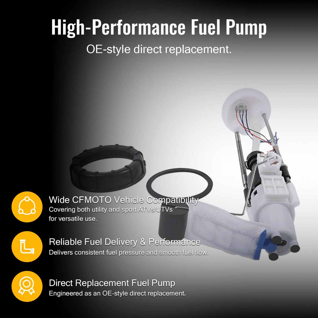 Fuel Pump 7020 - 150900 for CFMoto ATV Cforce 800 Uforce 500HO 800EX 1000EPS - Fab Heavy Parts
