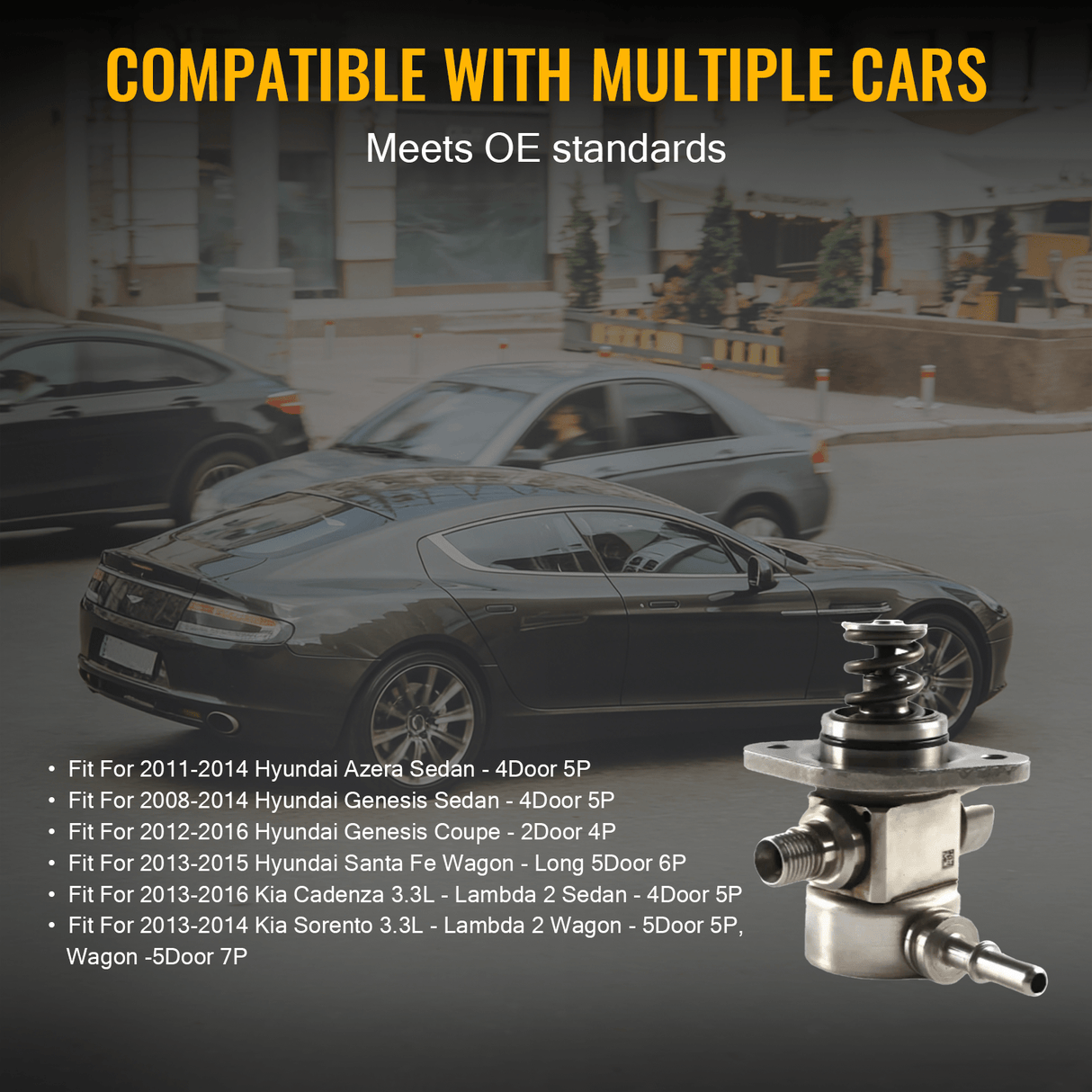 Fuel Pump Assembly 35320 - 3C210 Fits for Hyundai 2011 - 2014 Azer Sedan 2008 - 2014 Genesis Sedan 2012 - 2016 Genesis Coupe 2013 - 2015 Santa Fe Wagon - Fab Heavy Parts