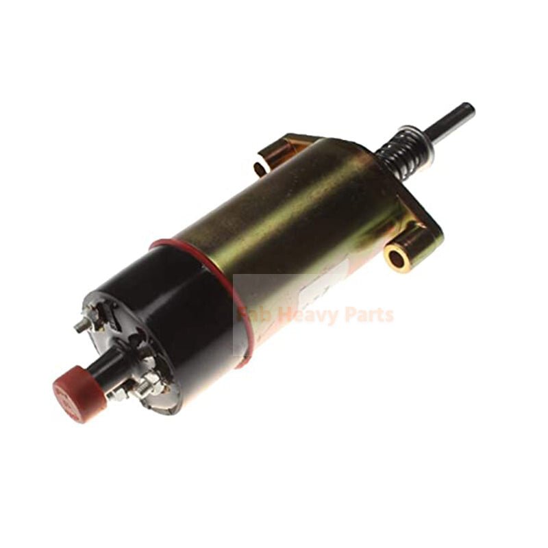 Fuel Shutoff Solenoid 155 - 4653 1554653 Fits for Caterpillar CAT 330 330L 330B 350 Excavator 3306 3304 Engine - Fab Heavy Parts