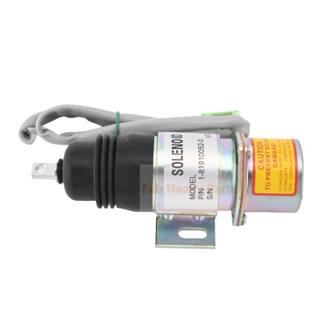 Genuine Solenoid Valve 1-81910052-0 1819100520 for Isuzu Engine 6BD1 6BB1 6BG1 6RB1 4JG1 4JG2