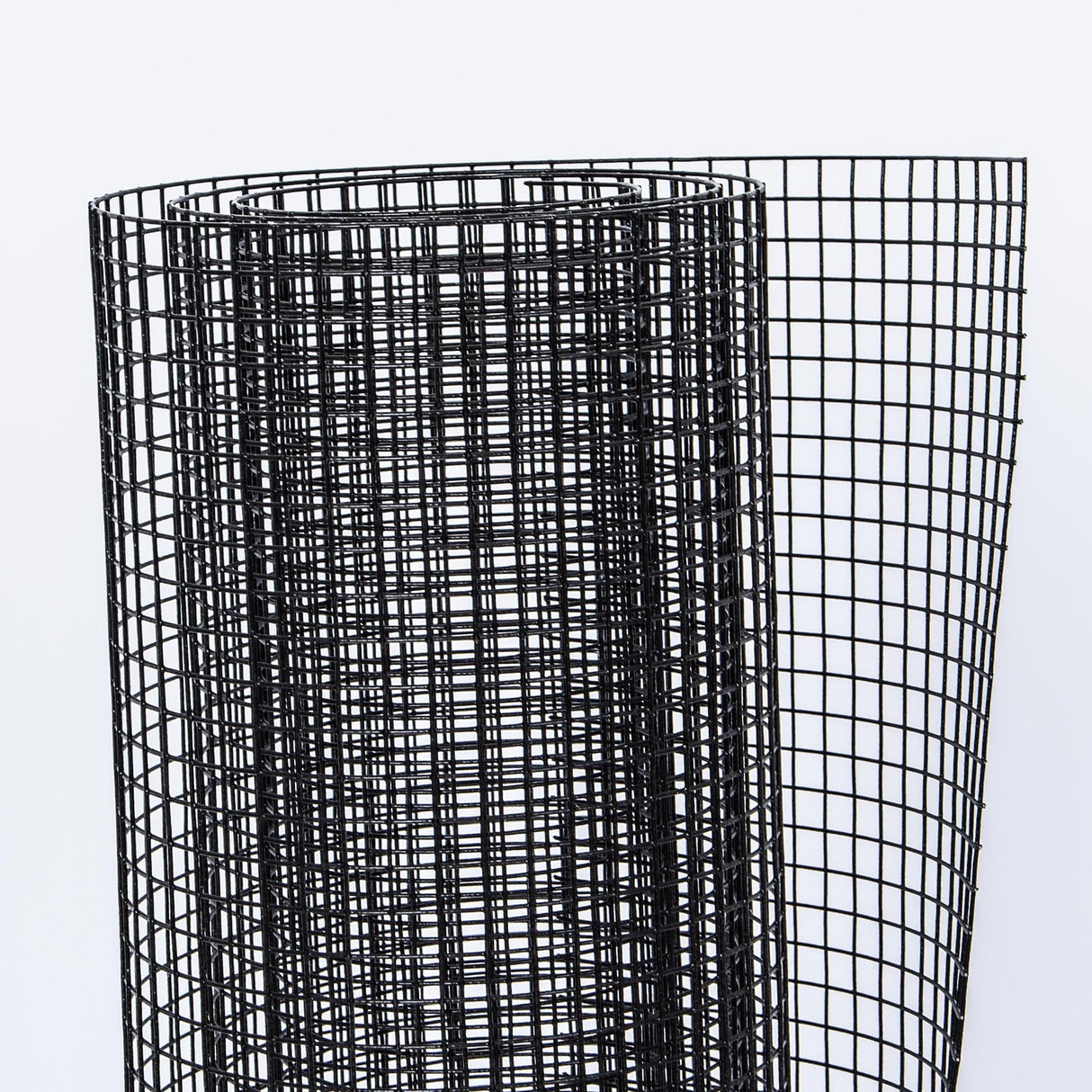 Hardware Cloth 5 ft × 100 ft 19 Gauge 1/2 inch Black PVC Vinyl Coated Welded Wire Fence Poultry Netting Chicken Coop Cover Wire Fencing Black PVC Wire Mesh - Fab Heavy Parts
