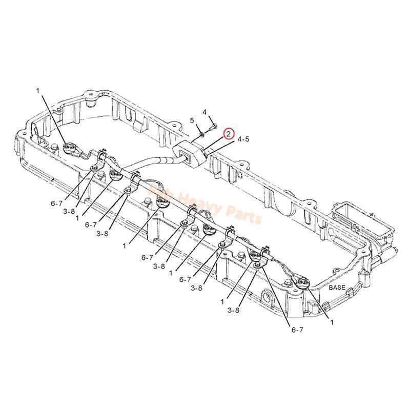 Harness Assembly 4187614 418 - 7614 Fits for Caterpillar CAT Engine C11 C13 Excavator 345C 345D 349D - Fab Heavy Parts