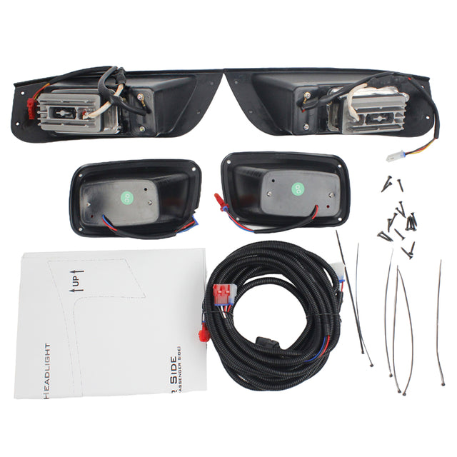 Headlight Tail Light Kit FGFHLTL001 for E-Z-GO TXT Golf Cart Gas and Electric 1996-2013