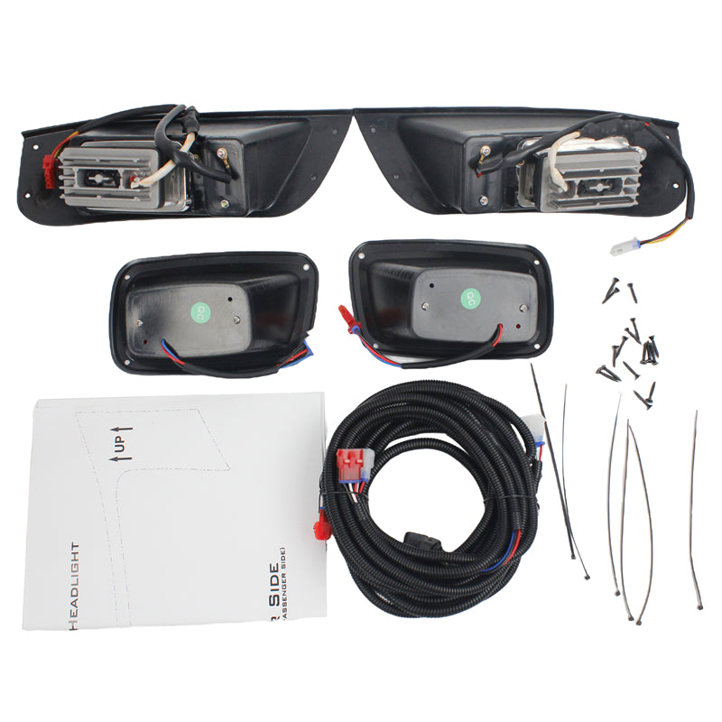 Headlight Tail Light Kit FGFHLTL001 for E-Z-GO TXT Golf Cart Gas and Electric 1996-2013