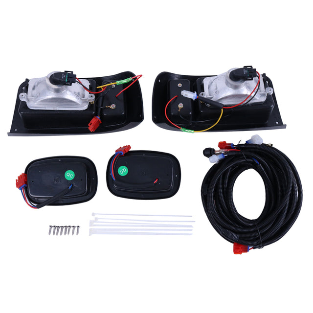 Koplampen en achterlichtenset FGFHLTL005 voor golfkar Clubauto DS gas- of elektrisch model 1993+