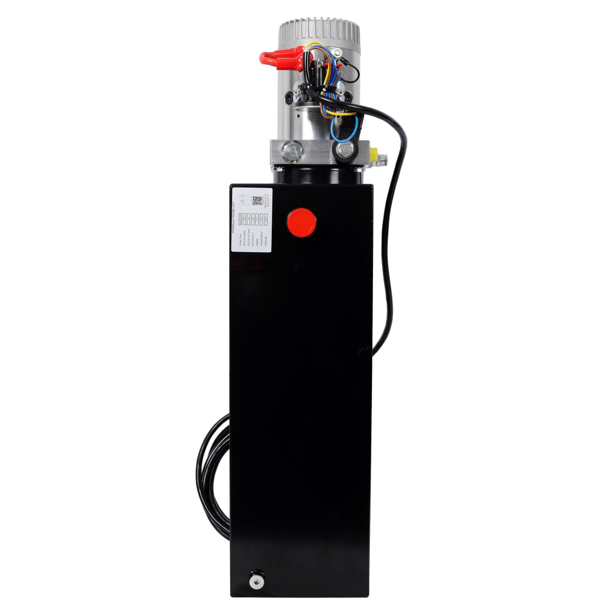 Heavy Duty 12V DC Hydraulic Power Unit 15 Quart Steel Tank Hydraulic Pump for Dump Trailer Lift Gate Wood Splitter Aerial Work Platform and Small Lifting Equipment with Remote Control - Fab Heavy Parts
